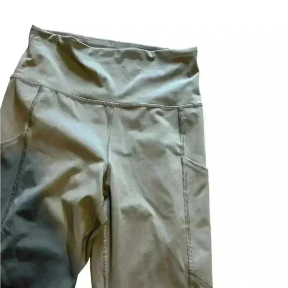 American Eagle The Everything Pocket Greenish‎ Khaki Leggings, M - Picture 3 of 4